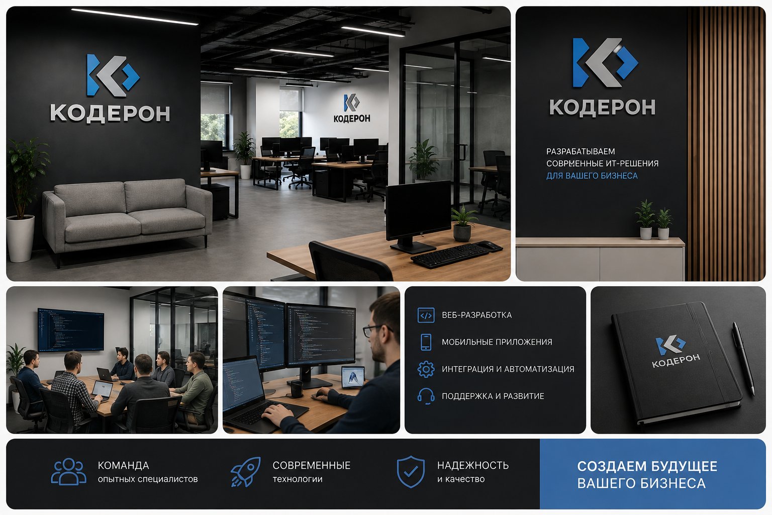 Рабочее пространство Кодерон — разработка ПО и поддержка проектов